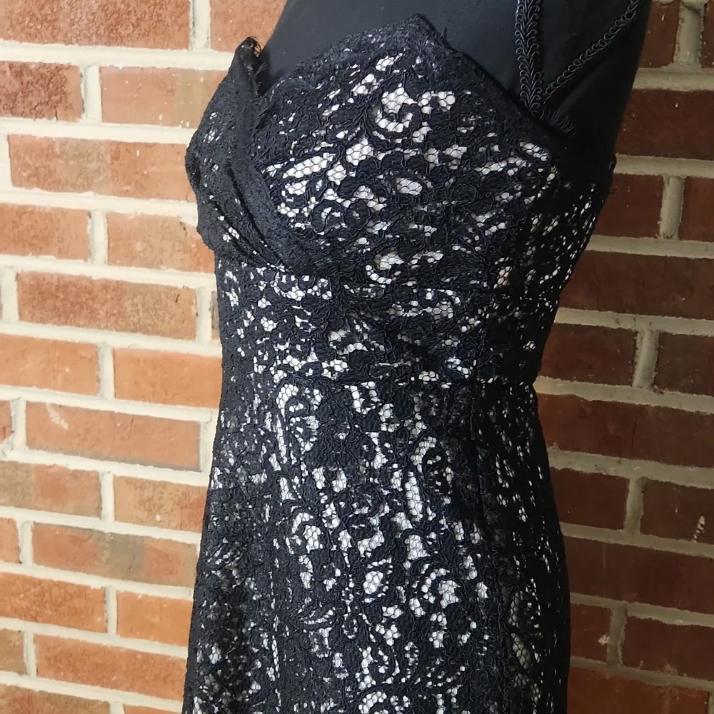 White House Black Market Strapless Dress, Size 4 - Picture 2 of 7